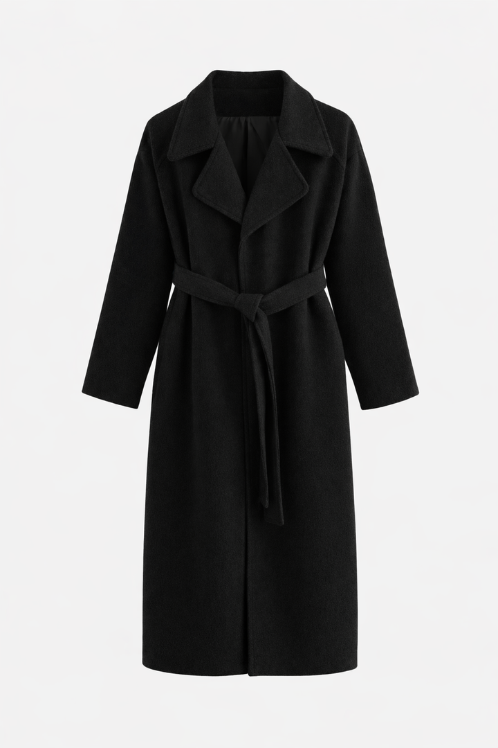 Celeste™ | Elegant Belted Long Coat